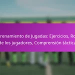 Variaciones en Jugadas Establecidas: Enfoques creativos, Movimiento de jugadores, Opciones de anotación