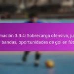 Formación 5-3-2: Contraataques, solidez defensiva, apoyo ofensivo en el fútbol