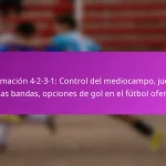 Movimiento sin balón: Posicionamiento, Creación de espacio, Oportunidades de gol
